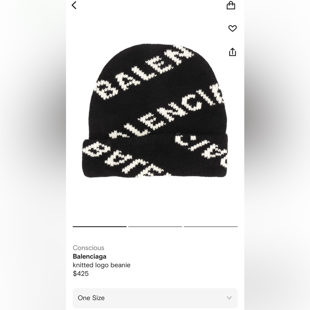 Balenciaga beanie